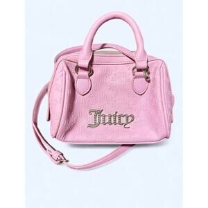 Juicy Couture Semi Charmed Satchel Purse Bubblegum Pink